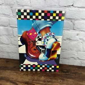 Rare 1988 Vintage Lisa Frank Dancing Shoes 3-Ring Photo Album Cardboard Binder